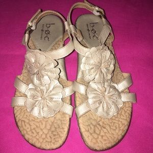 Boc floral leather sandals